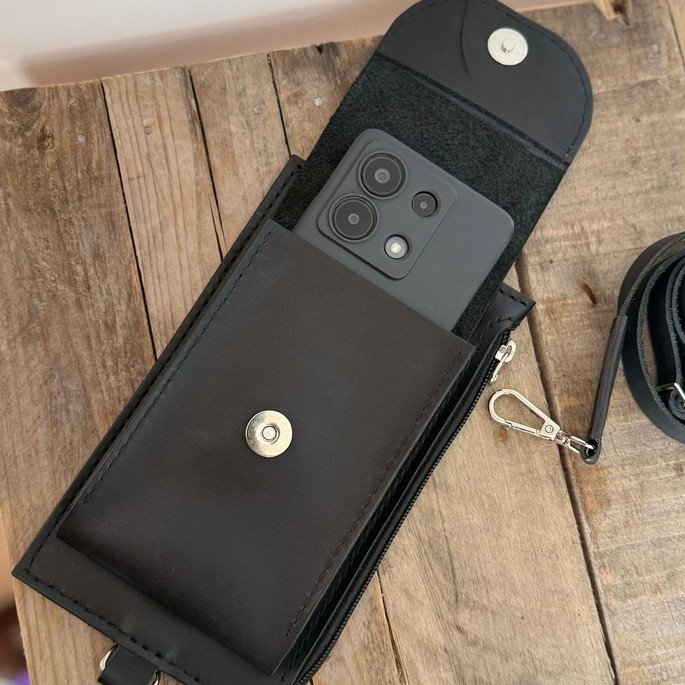 Bolsa Capri - Couro Legítimo Artesanal - Imagem 3