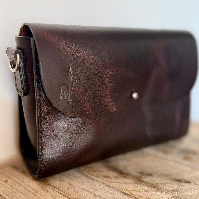 Bolsa Verona - Couro Legítimo Feita à Mão - Imagem 2