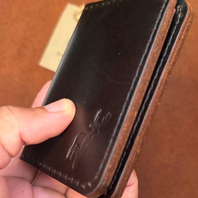 Carteira Kyoto – Couro Legítimo Feita à Mão - Imagem 3