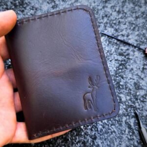 Carteira Artesanal de Couro Legítimo - Kyoto | Café