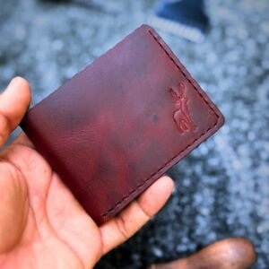 Carteira Artesanal de Couro Legítimo - Verona | Pinhão Gold