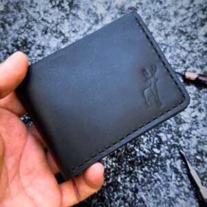 Carteira Artesanal de Couro Legítimo - Verona | Preto