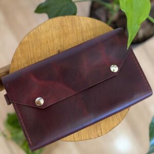 Clutch Siena – Couro Legítimo | Pinhão